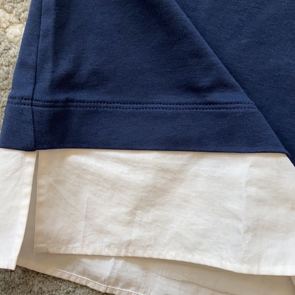 Theory sleeveless top in navy - Picture 2 of 3